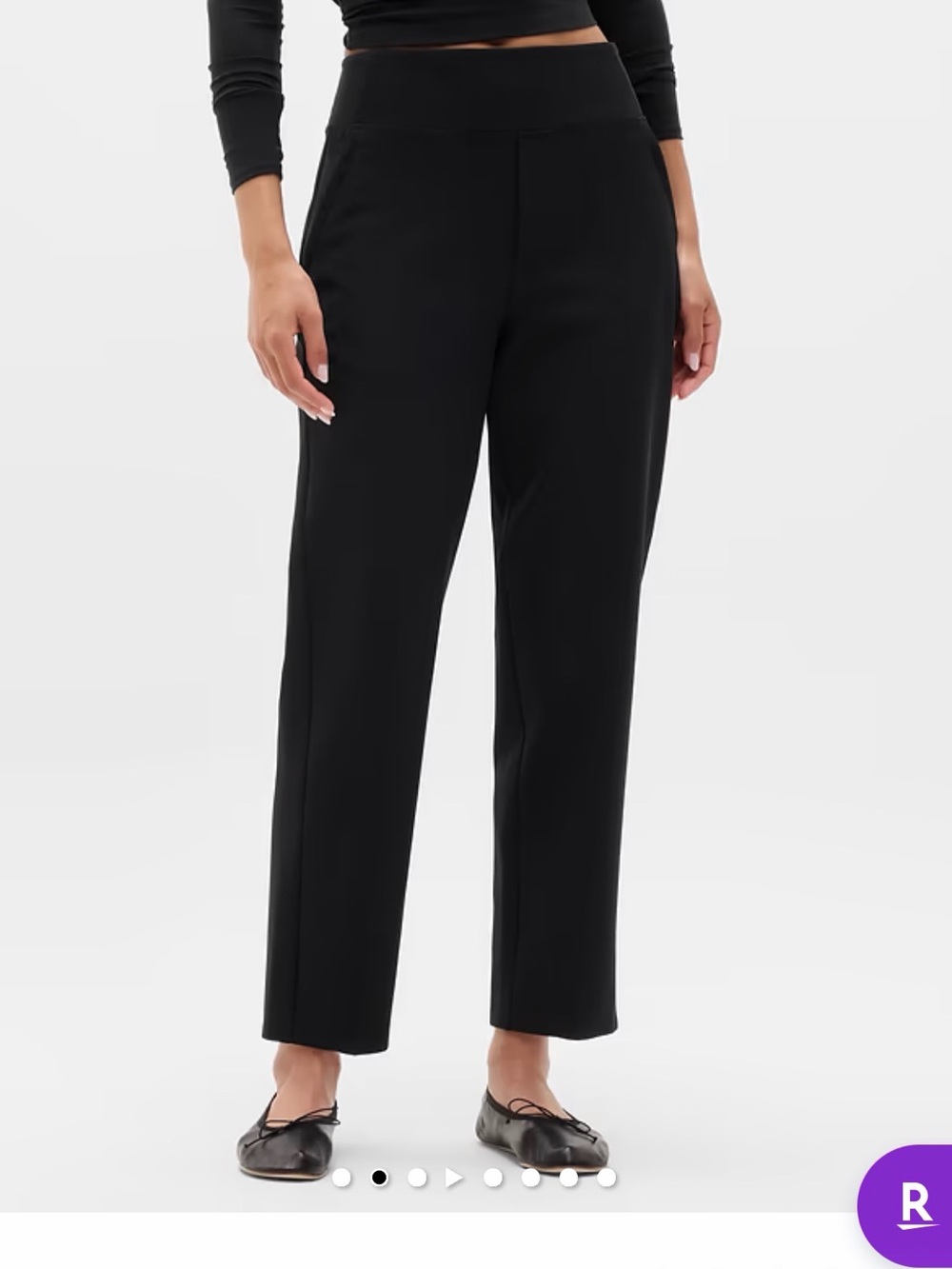 Athleta Black Endless High Rise Pants